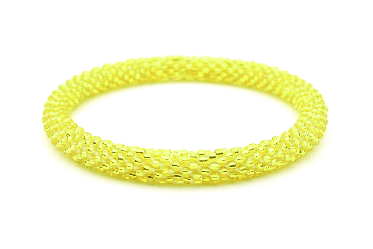 Sashka Co. Extended 8" Bracelet Metallic Yellow Metallic Yellow Bracelet - Extended 8"