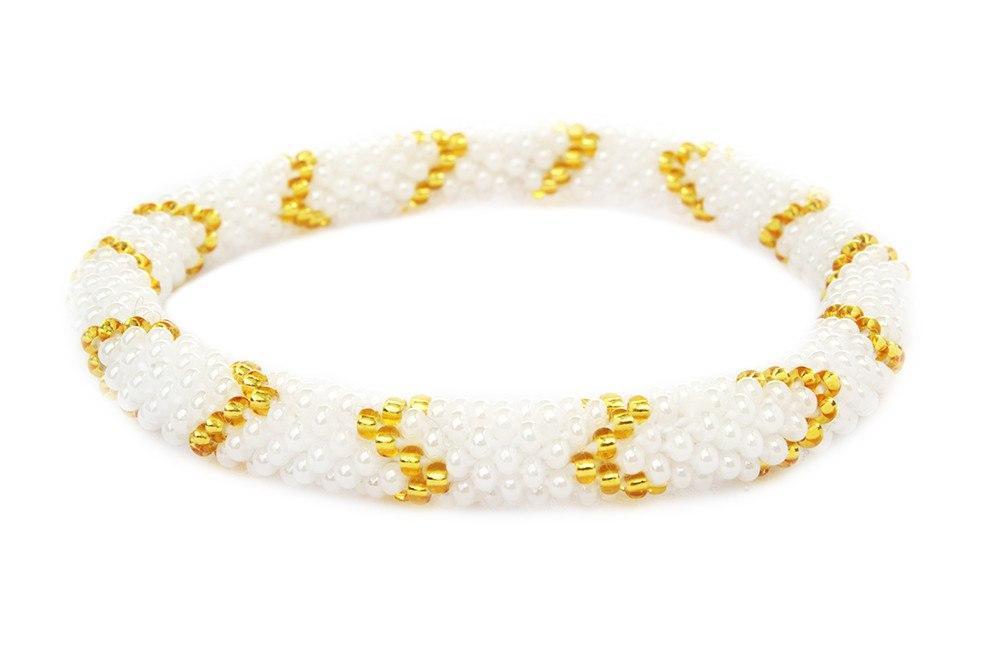 Sashka Co. Original Bracelet White/Gold Rise Bracelet