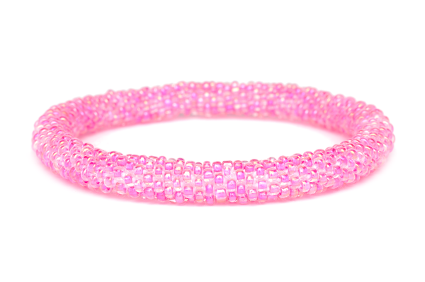 Sashka Co. Solid Hot Pink Sparkle More Bracelet!