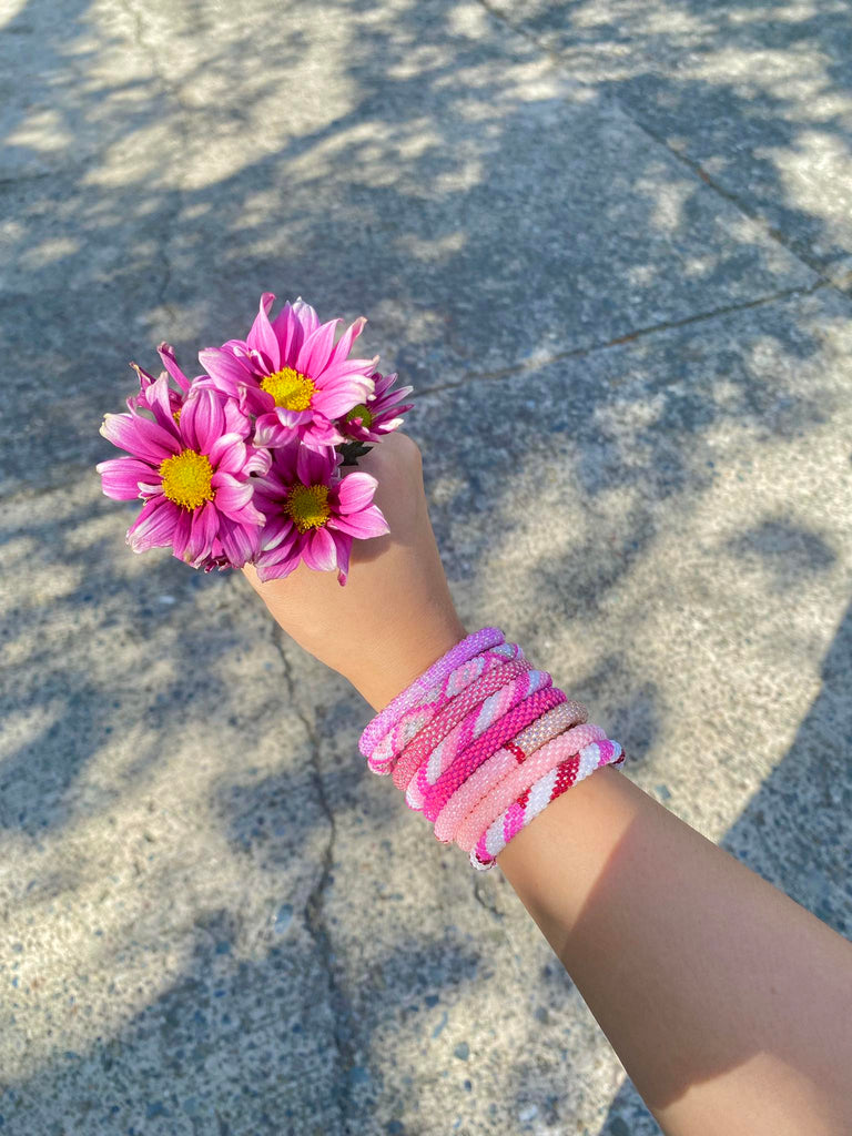 Think Pink: Feel-Good Vibes with Pink Nepal Bracelets 🌸🌞