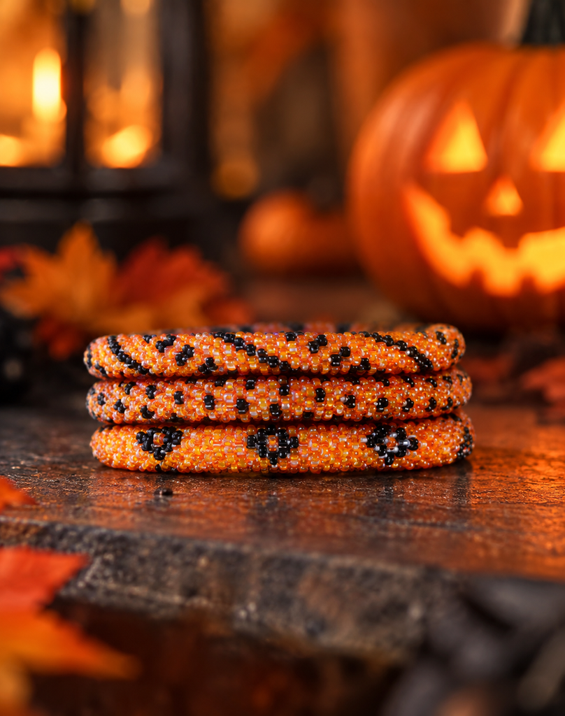 Halloween Bracelet Set of 3: Three Spooky Styles, One Fun Set 🎃🖤