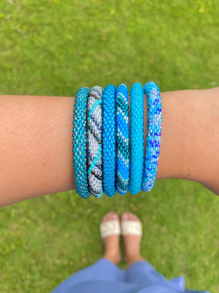 ❄️ Blue Bracelets that Spark Winter Magic | Sashka Co.