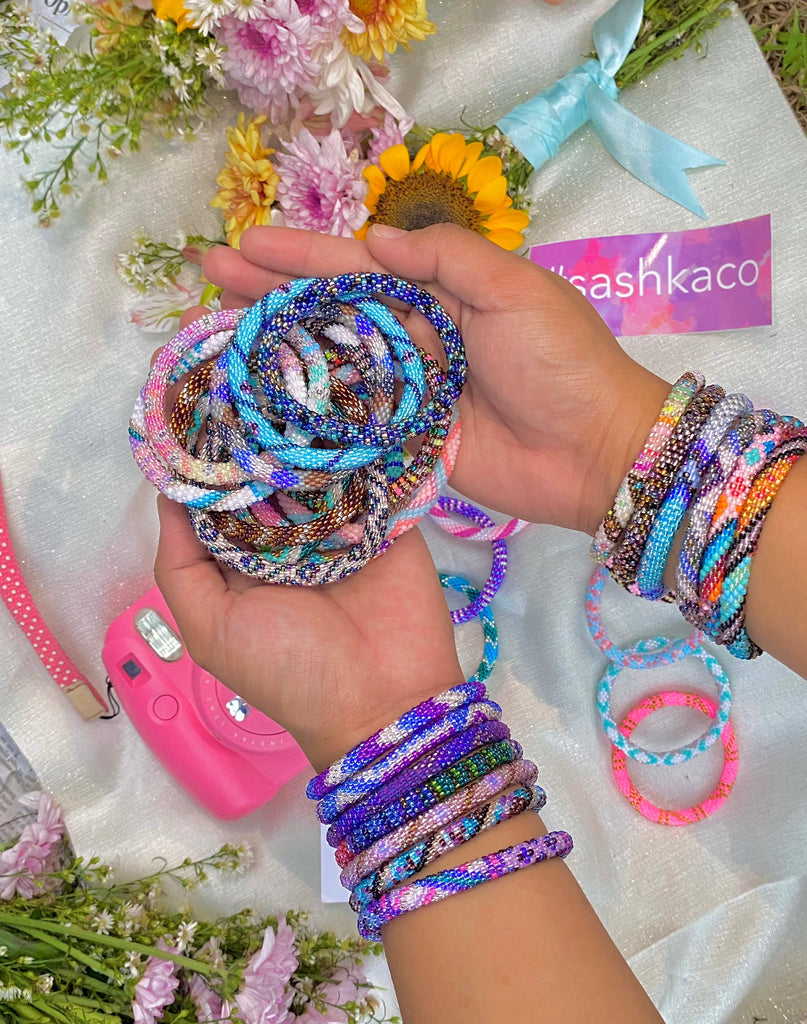 🌈 The Colors of Summer, Handcrafted Nepal Bracelets