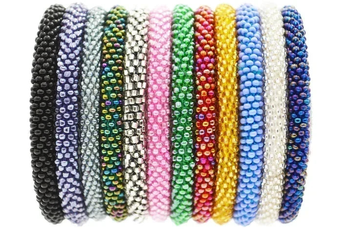 Solid Beaded Bracelets: Simple, Colorful, and Made to Stack