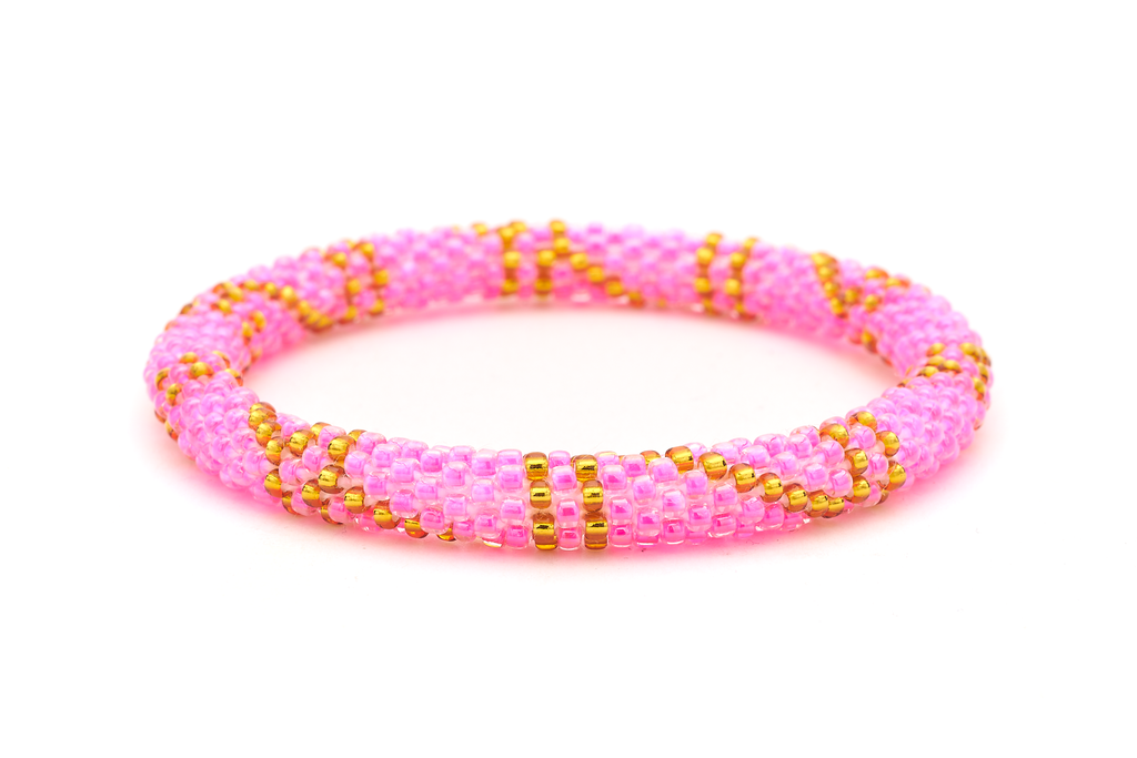 Glow in Every Stack: The Radiance of the Pink Aurora Bracelet ✨💗