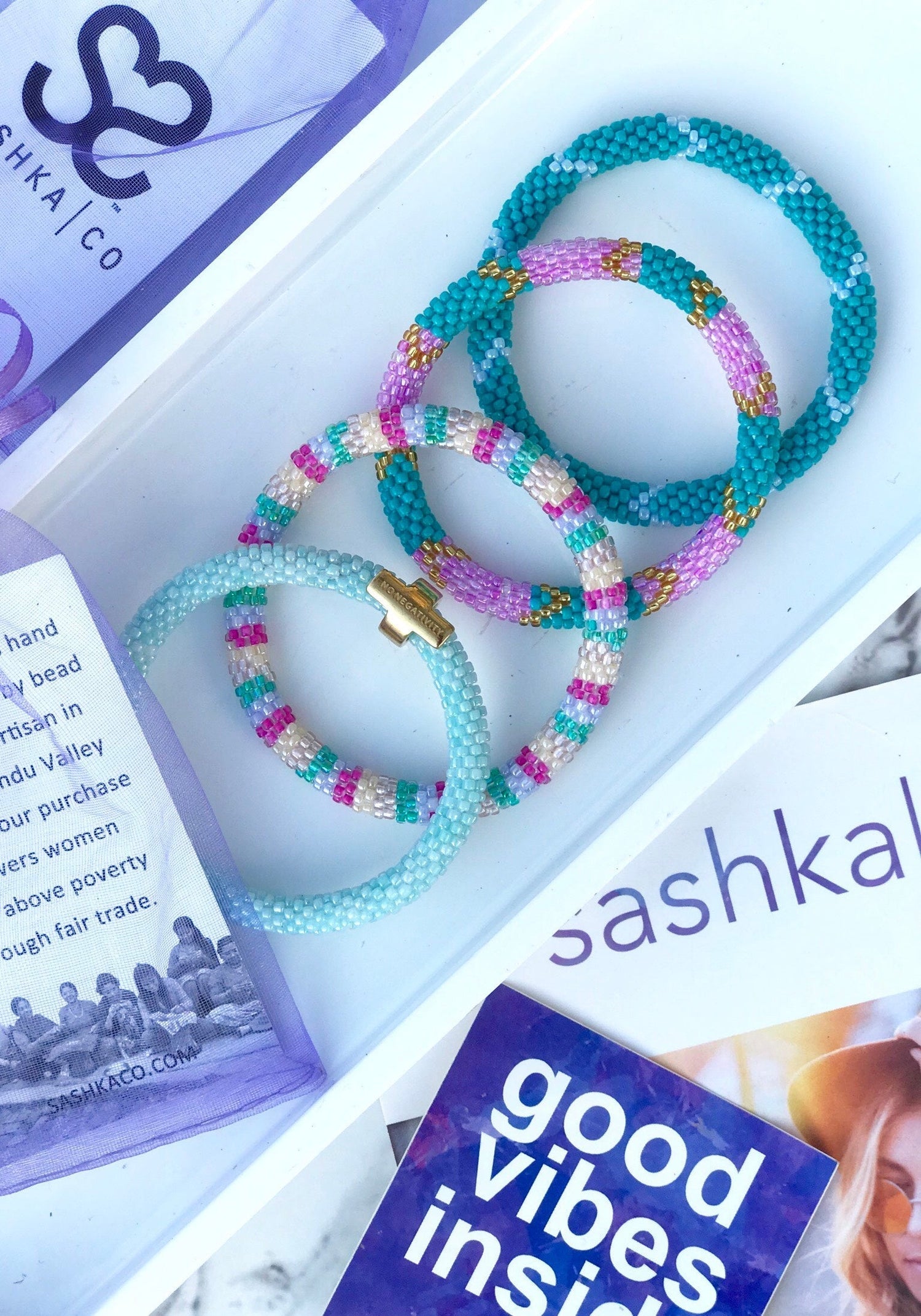 ✨ Give Joy All Year Long: Join the Sashka Co. Monthly Bracelet Club ✨