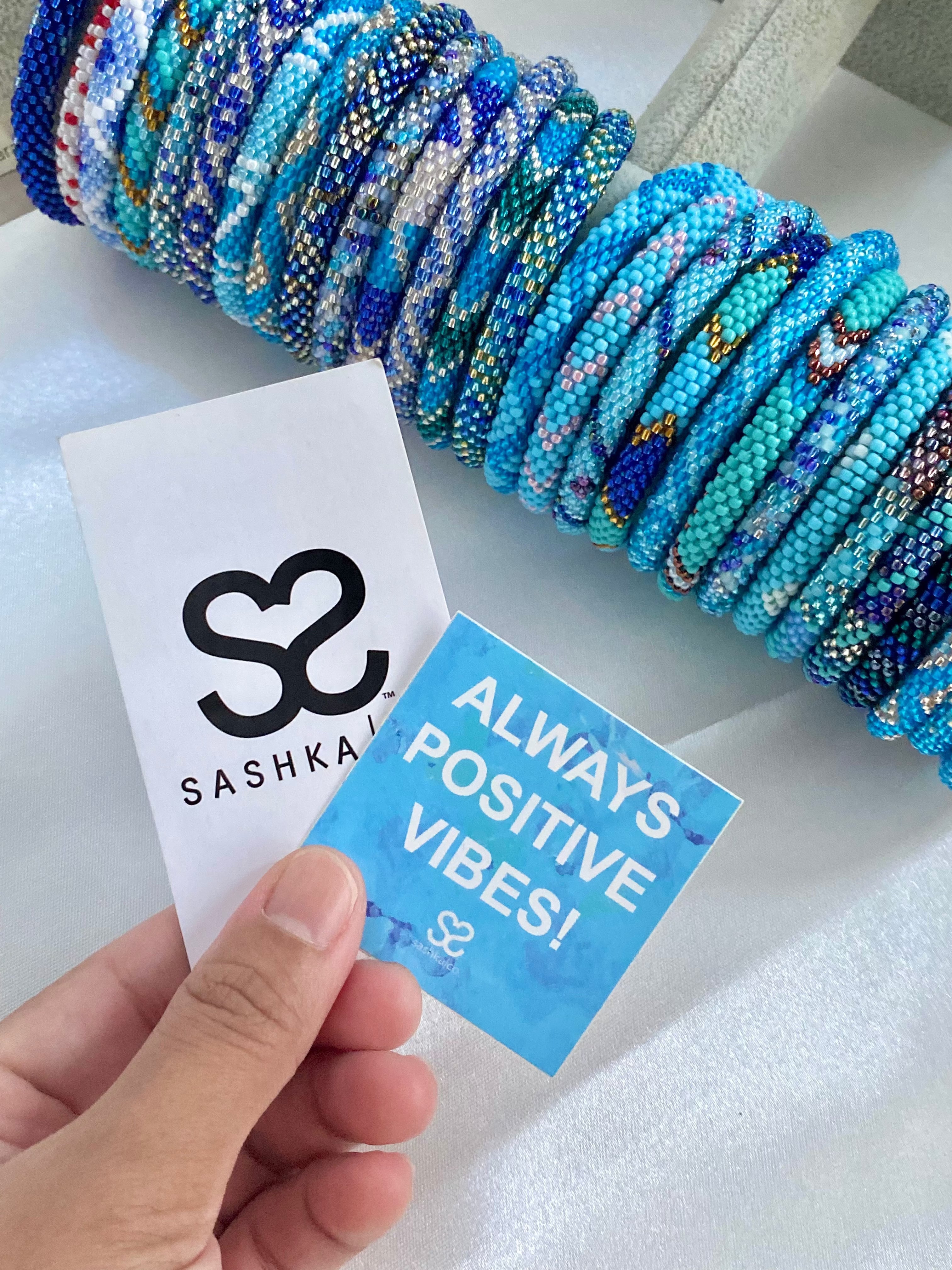 Sashka Co. Handmade Glass Beaded Bracelets 