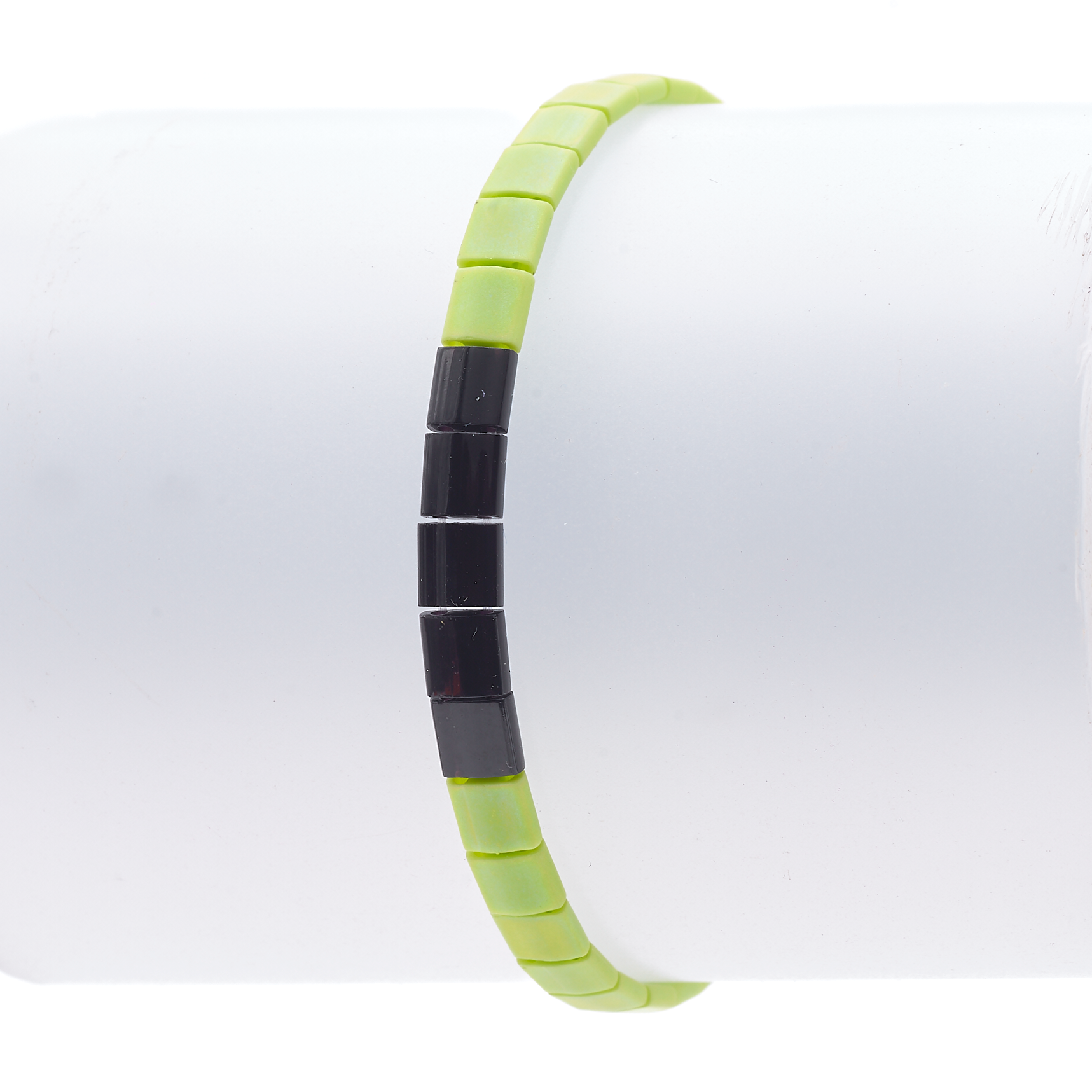 6.5" Spark Tila Bead Bracelet