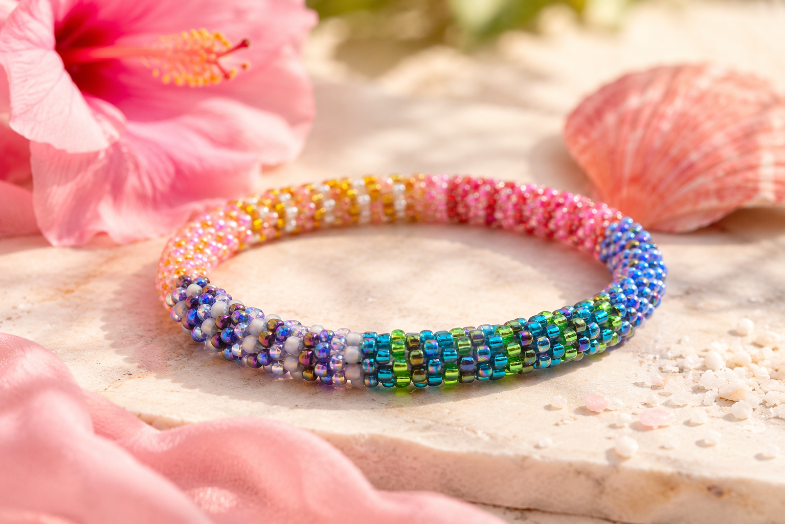 Sashka Co. Beaded Friendship Bracelet Mixed Neela Bracelet