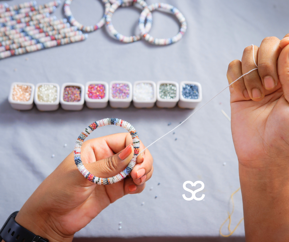 Sashka Co. Beaded Friendship Bracelet Mixed Vogue Bracelet