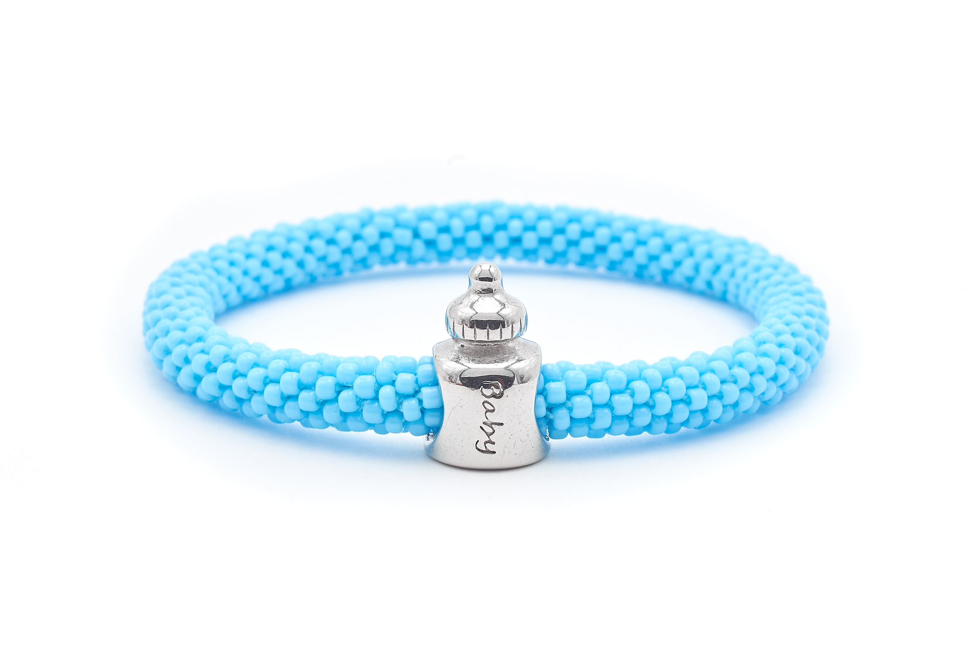 Sashka Co. Beaded Friendship Bracelet none Blue Baby Bottle