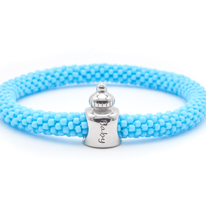 Sashka Co. Beaded Friendship Bracelet none Blue Baby Bottle