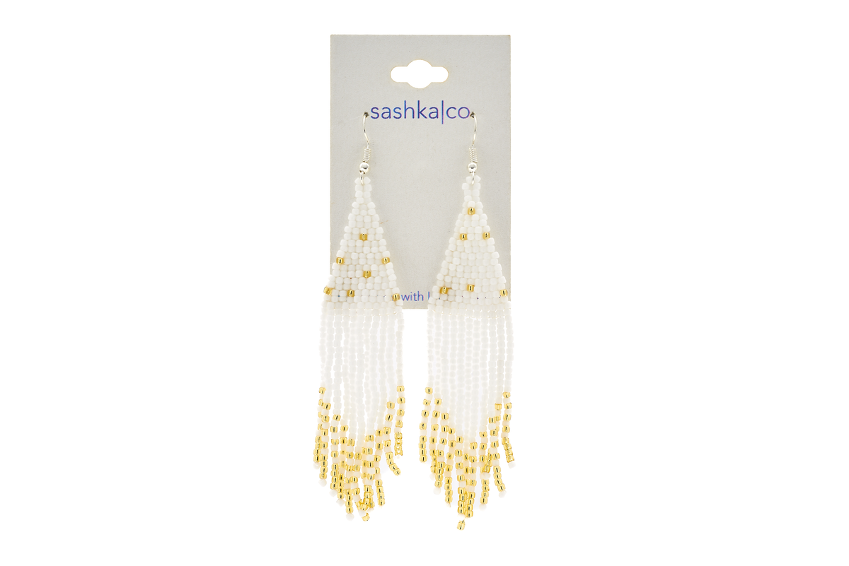 Sashka Co. Beaded Friendship Bracelet none Earrings