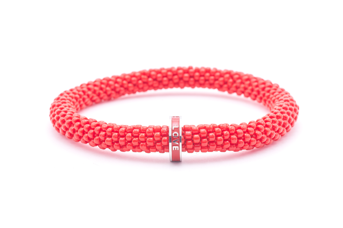 Sashka Co. Beaded Friendship Bracelet none love