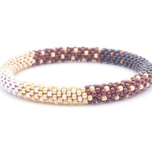 Sashka Co. Beaded Friendship Bracelet none Mocha Latte