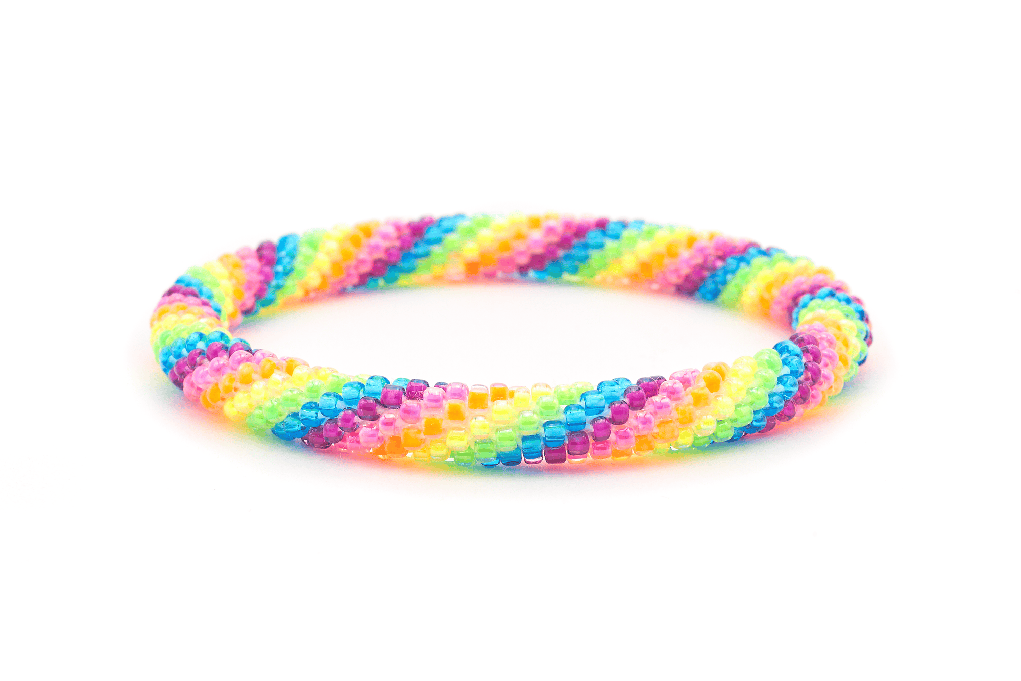 Sashka Co. Beaded Friendship Bracelet none Neon Rainbow