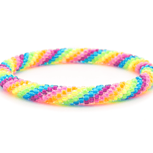 Sashka Co. Beaded Friendship Bracelet none Neon Rainbow