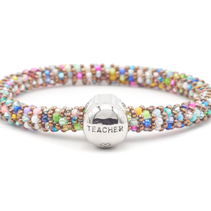 Sashka Co. Beaded Friendship Bracelet none Teacher Pencil