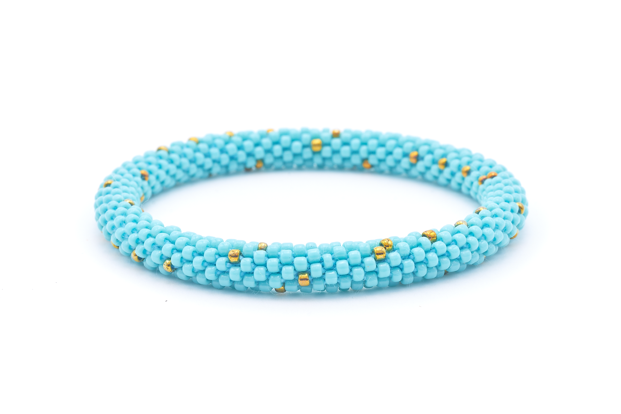 Sashka Co. Beaded Friendship Bracelet Turquoise / Bronze Seashore Love Bracelet