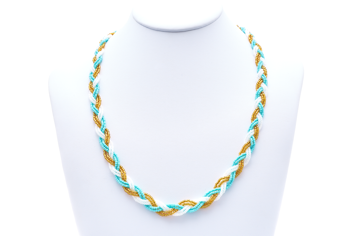 Sashka Co. Beaded Friendship necklace