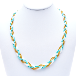 Sashka Co. Beaded Friendship necklace