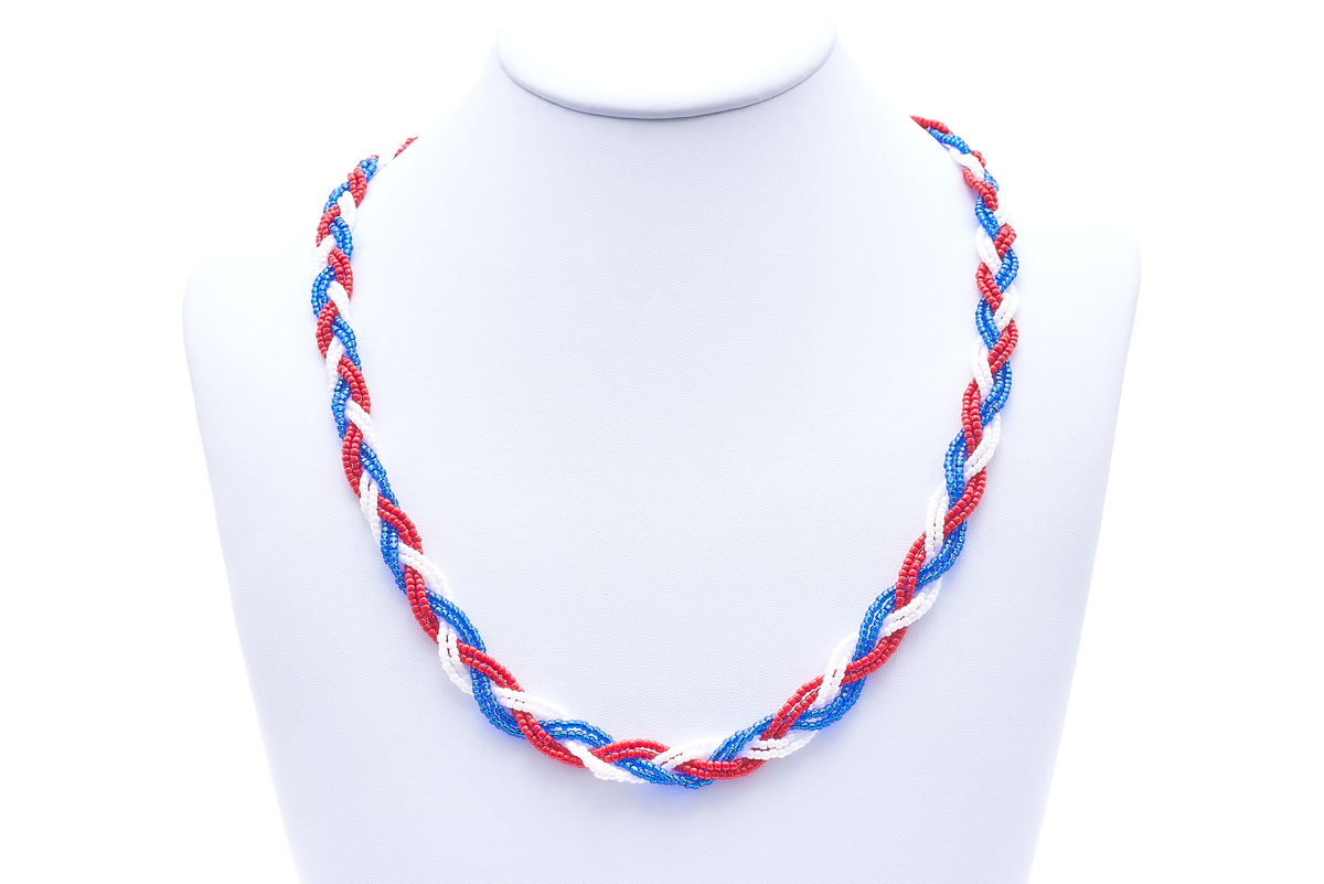 Sashka Co. Beaded Friendship necklace 