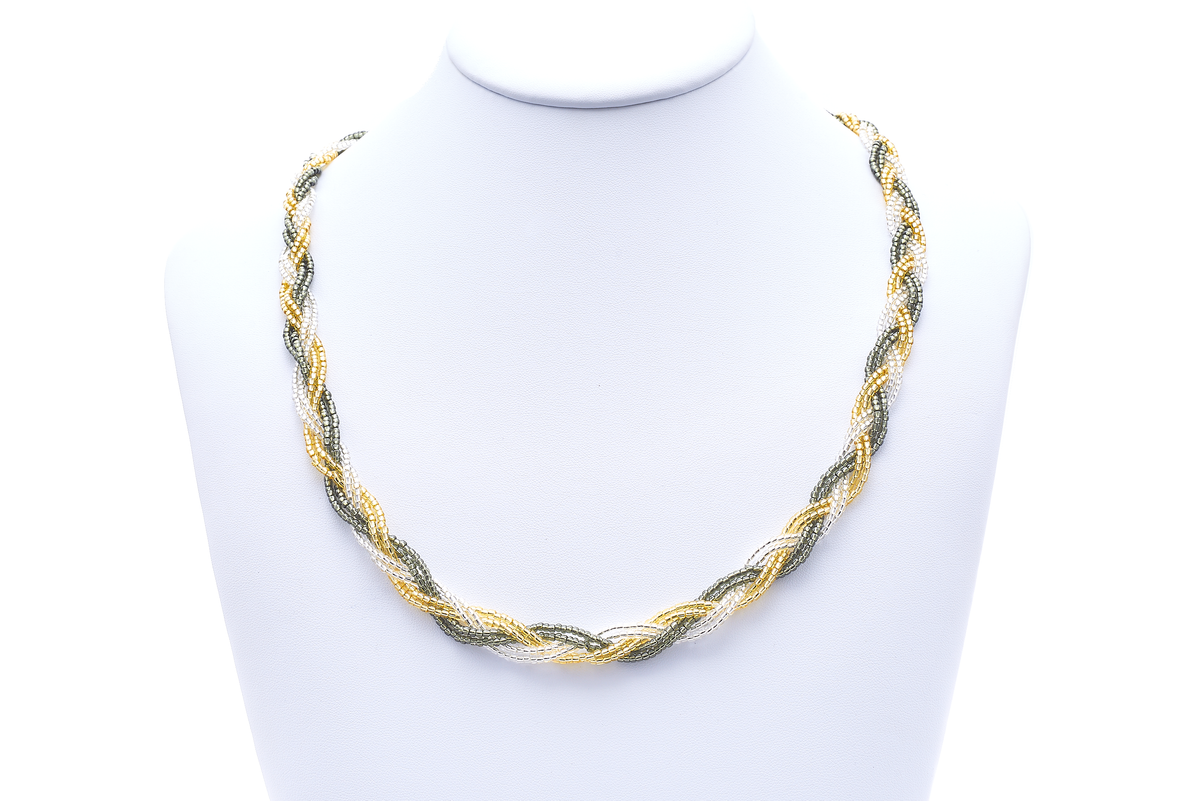 Sashka Co. Beaded Friendship necklace