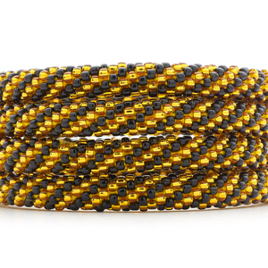 Sashka Co. Extended 8" Bracelet Black / Gold Quarterback Bracelet - Extended 8"