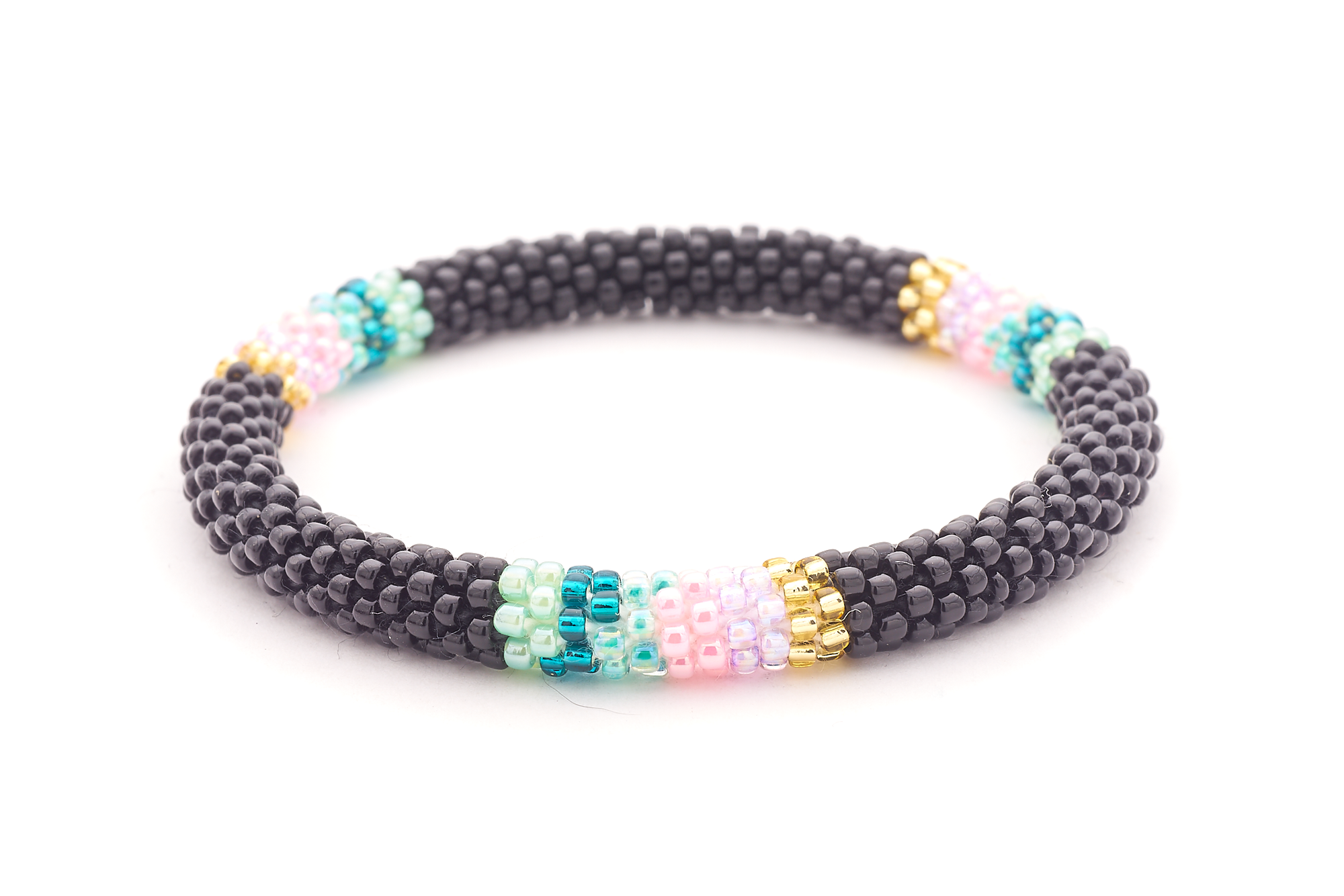 Sashka Co. Extended 8" Bracelet Black / Pink /Purple / Champagne Gold / Teal / Light Green Stella Bracelet - Extended 8"