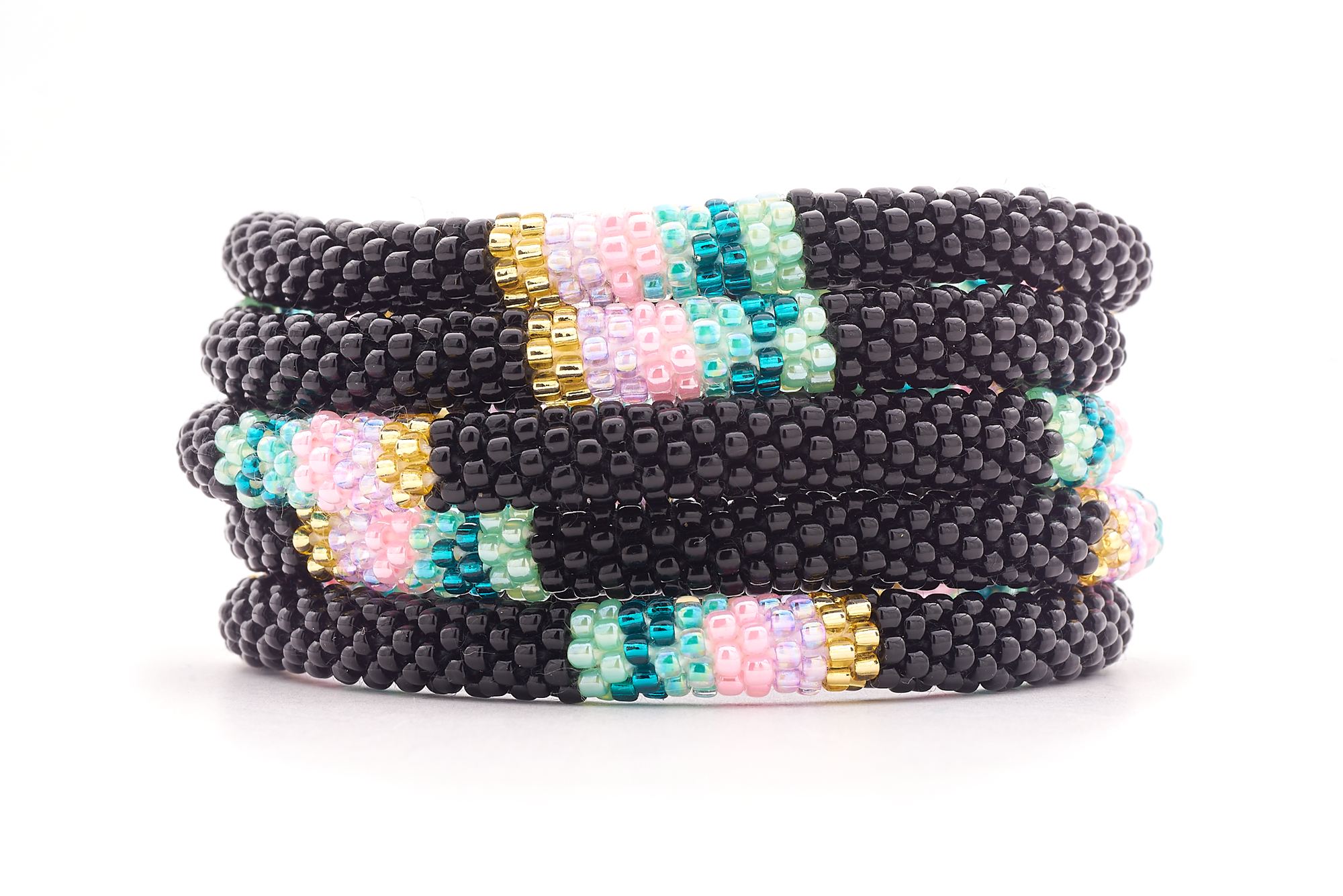 Sashka Co. Extended 8" Bracelet Black / Pink /Purple / Champagne Gold / Teal / Light Green Stella Bracelet - Extended 8"