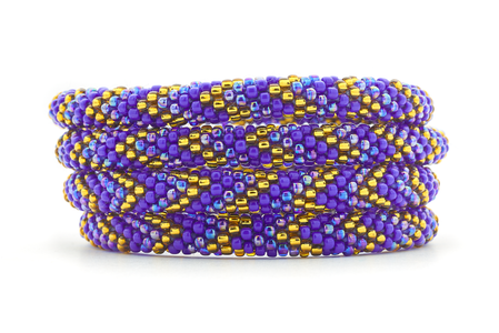 Sashka Co. Extended 8" Bracelet Blue / Gold / Iridescent Blue Blue Moonlight Bracelet - Extended 8"