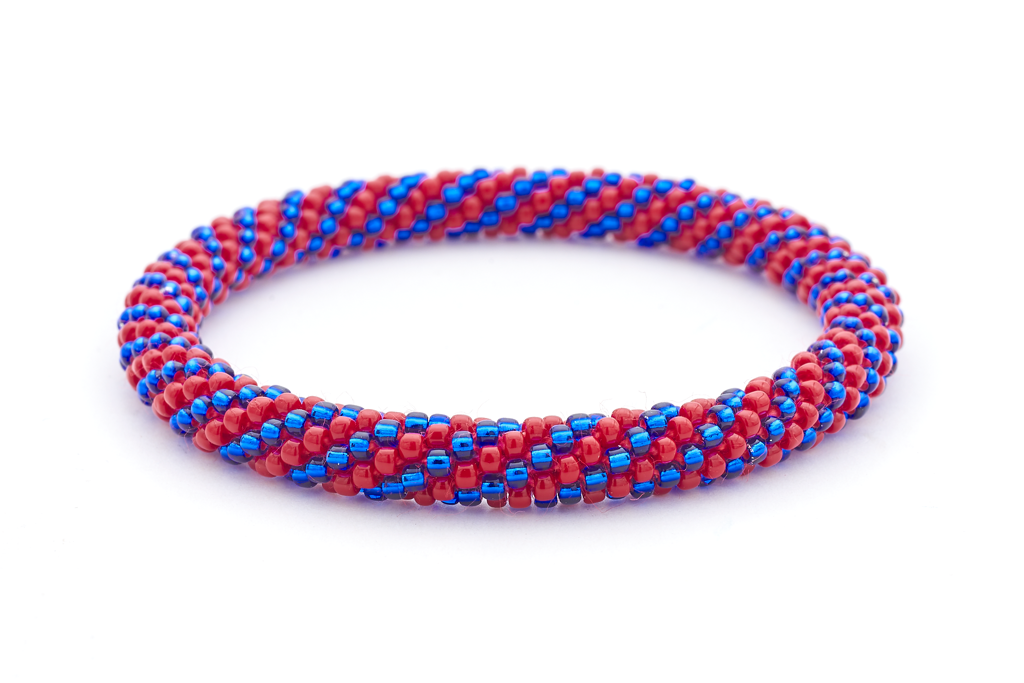 Sashka Co. Extended 8" Bracelet Blue / Red Football Fanatic Bracelet - Extended 8"