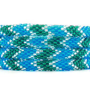 Sashka Co. Extended 8" Bracelet Blue / Teal / Clear Serenity Seas Bracelet - Extended 8"