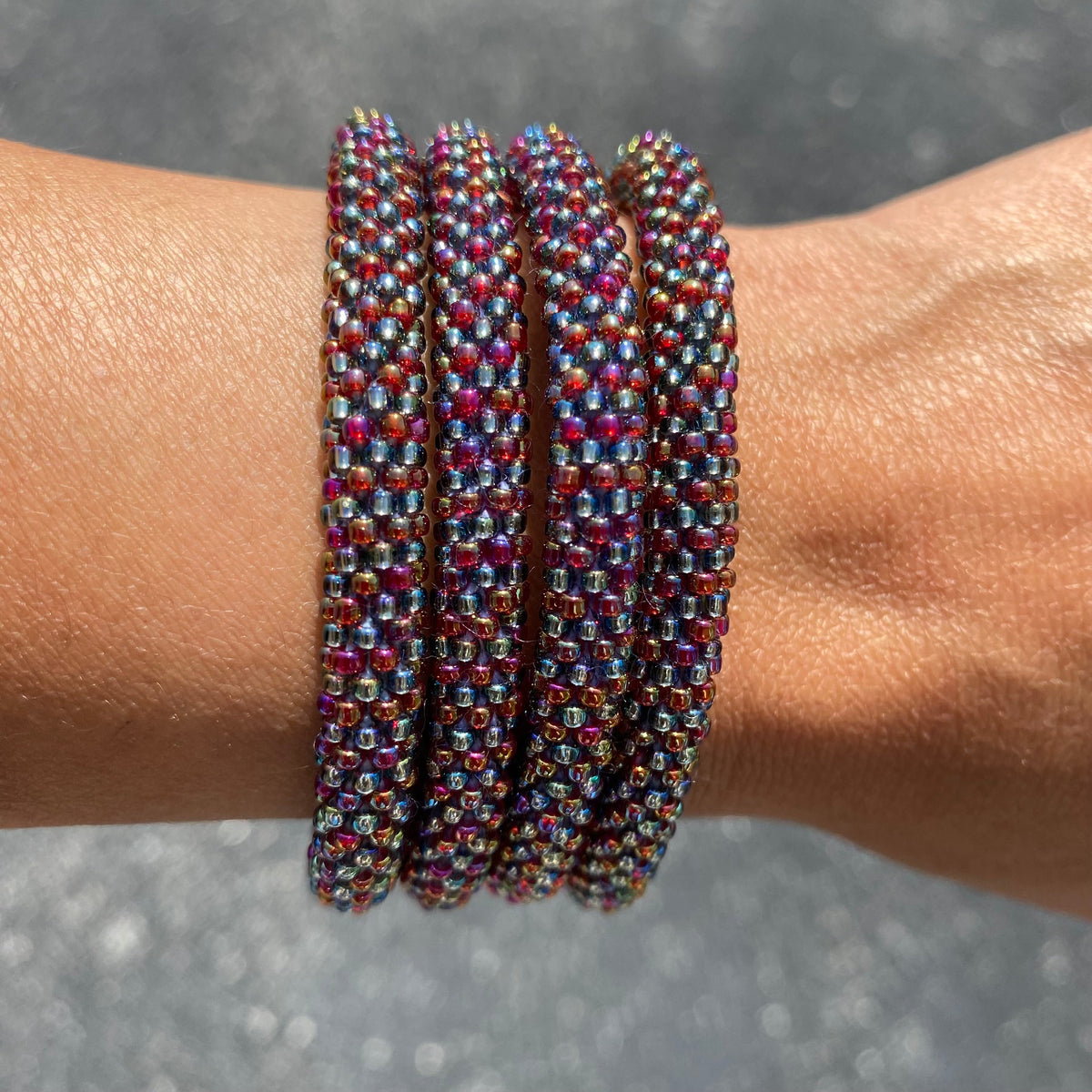 Sashka Co. Extended 8" Bracelet Iridescent Mix $5 Hidden Bracelet - Extended 8" - Code: HIDDEN