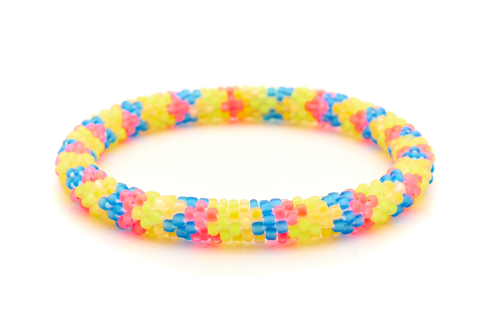 Sashka Co. Extended 8" Bracelet Matte Neon Pink / Orange / Blue / Yellow Neon Dreamcatcher Bracelet - Extended 8"