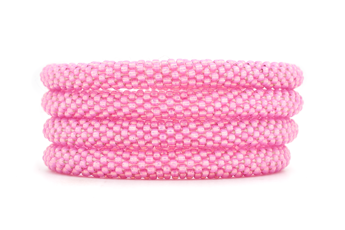 Sashka Co. Extended 8" Bracelet Pink Pink Pearl Bracelet - Extended 8"