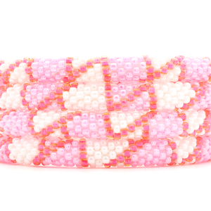 Sashka Co. Extended 8" Bracelet Pink / White Pink Clouds Bracelet - Extended 8"