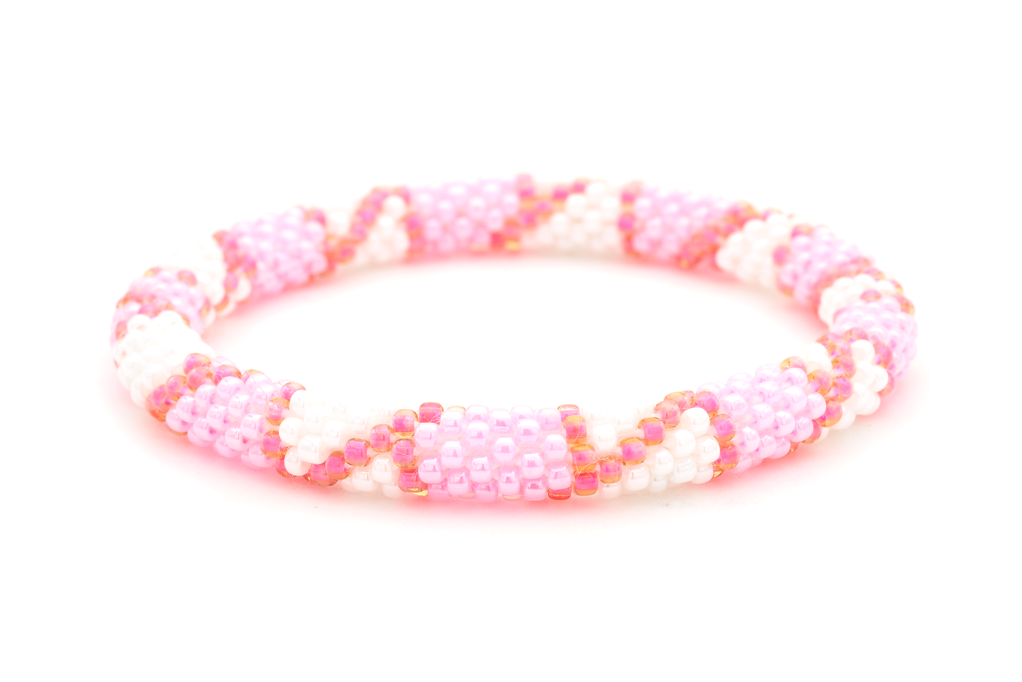 Sashka Co. Extended 8" Bracelet Pink / White Pink Clouds Bracelet - Extended 8"