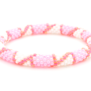 Sashka Co. Extended 8" Bracelet Pink / White Pink Clouds Bracelet - Extended 8"