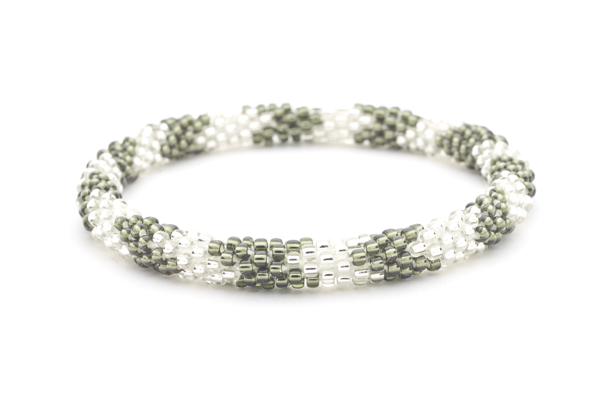 Sashka Co. Extended 8" Bracelet Silver / Clear Diamond Silver Bracelet - Extended 8"
