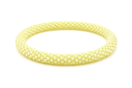 Sashka Co. Extended 8" Bracelet Solid Light Yellow Daffodil Bracelet - Extended 8"