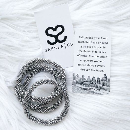 Sashka Co. Extended 8" Bracelet Solid Silver Solid Silver Bracelet - Extended 8"