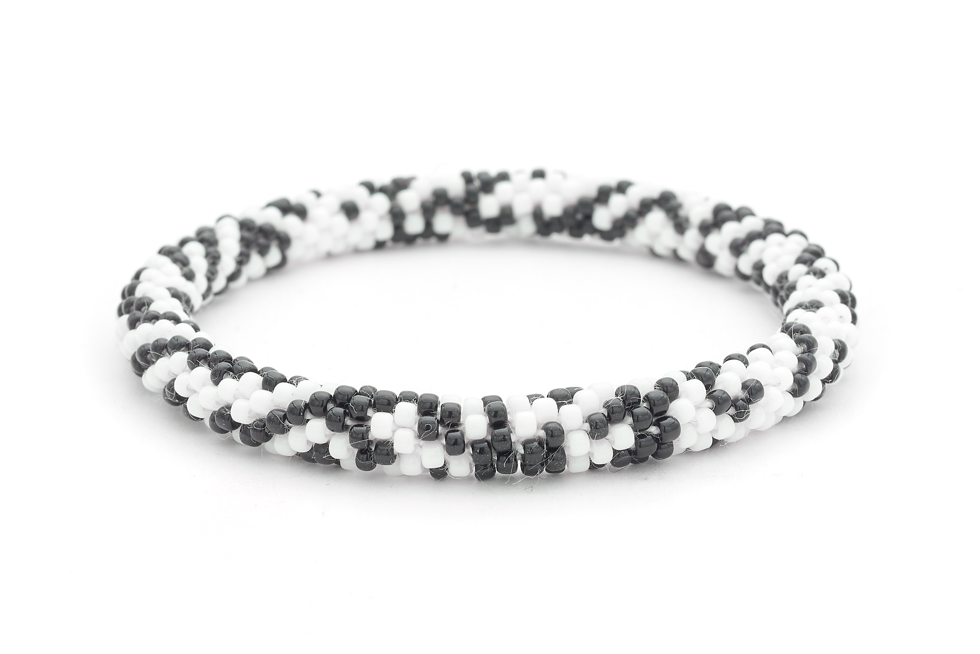Sashka Co. Extended 8" Bracelet White / Black Panda Bracelet - Extended 8"