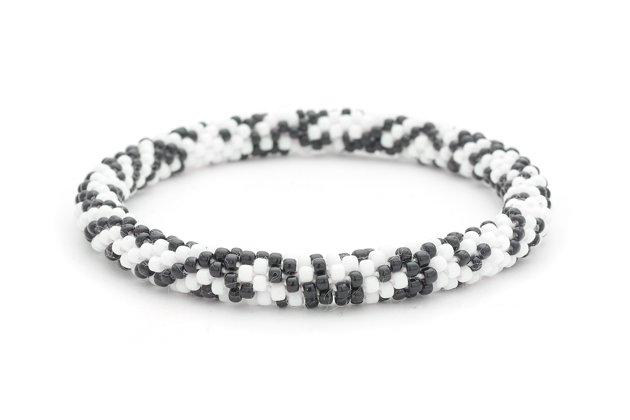 Sashka Co. Extended 8" Bracelet White / Black Panda Bracelet - Extended 8"