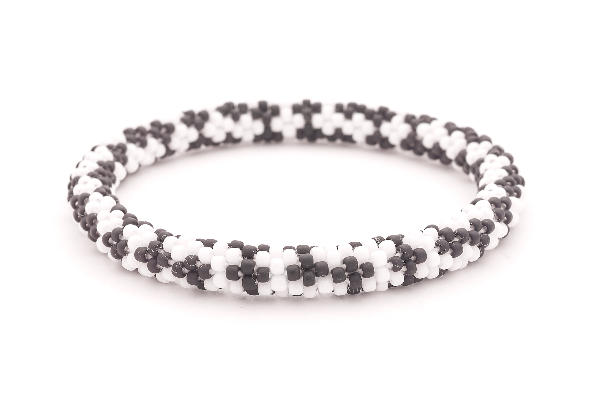 Sashka Co. Extended 8" Bracelet White / Black Sophisticated Chic Bracelet - Extended 8"