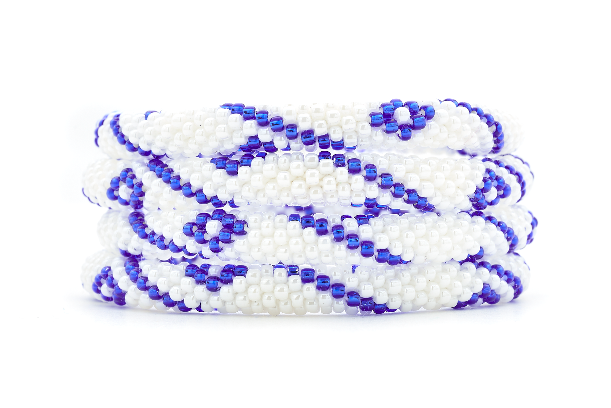 Sashka Co. Extended 8" Bracelet White / Blue Arctic Breeze Bracelet - Extended 8"