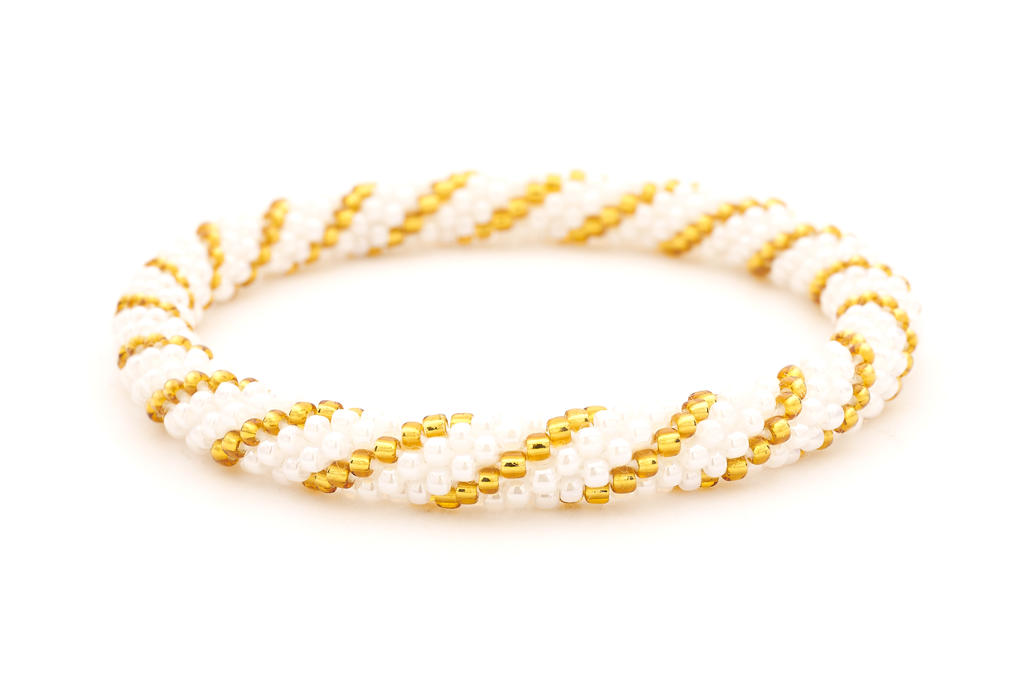 Sashka Co. Extended 8" Bracelet White / Gold White Gold Radiance Bracelet - Extended 8"