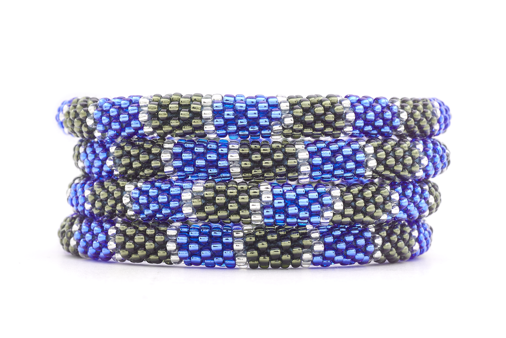 Sashka Co. Glass Bead Bracelet Blue / Silver Eternal Sapphire Bracelet