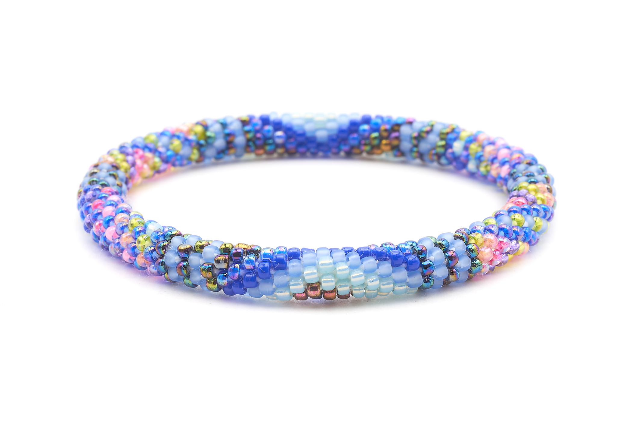 Sashka Co. Glass Bead Bracelet Mixed Watercolor Bracelet