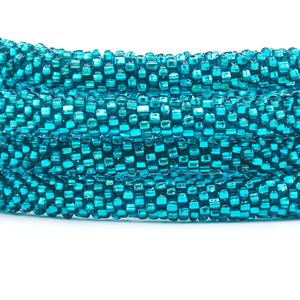 Sashka Co. Glass Bead Bracelet none Solid Teal (Variation)